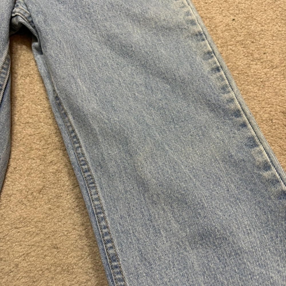 Vtg Levis 512 Jeans Mens‎ 29x33 Blue Slim Tapered Denim Pants Light Wash USA 90s - Picture 15 of 16